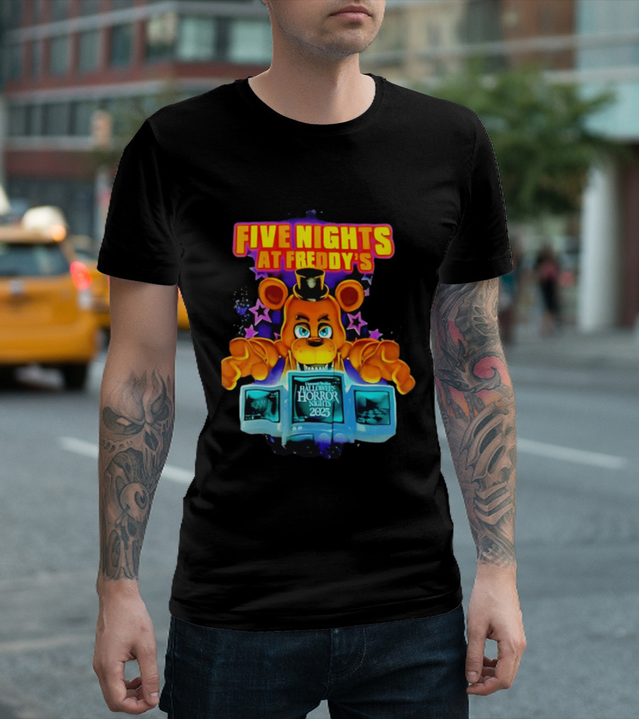 Five Nights At Freddy's Halloween Horror Nights 2025 Freddy Fazbear Animatronic T-Shirt