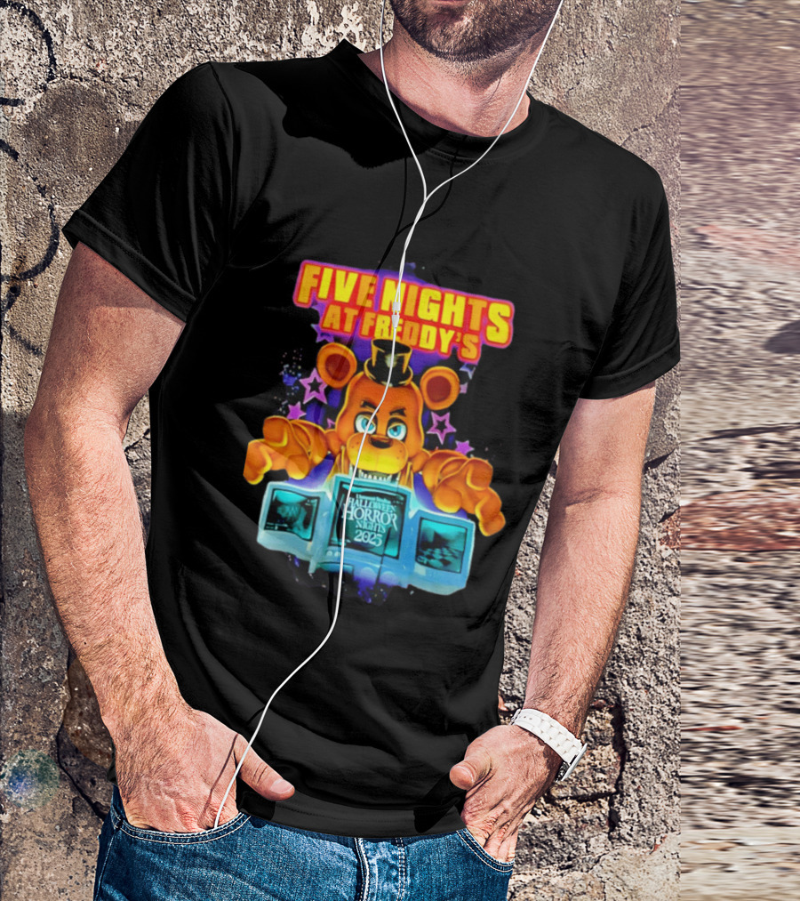 Five Nights At Freddy's Halloween Horror Nights 2025 Freddy Fazbear Animatronic T-Shirt