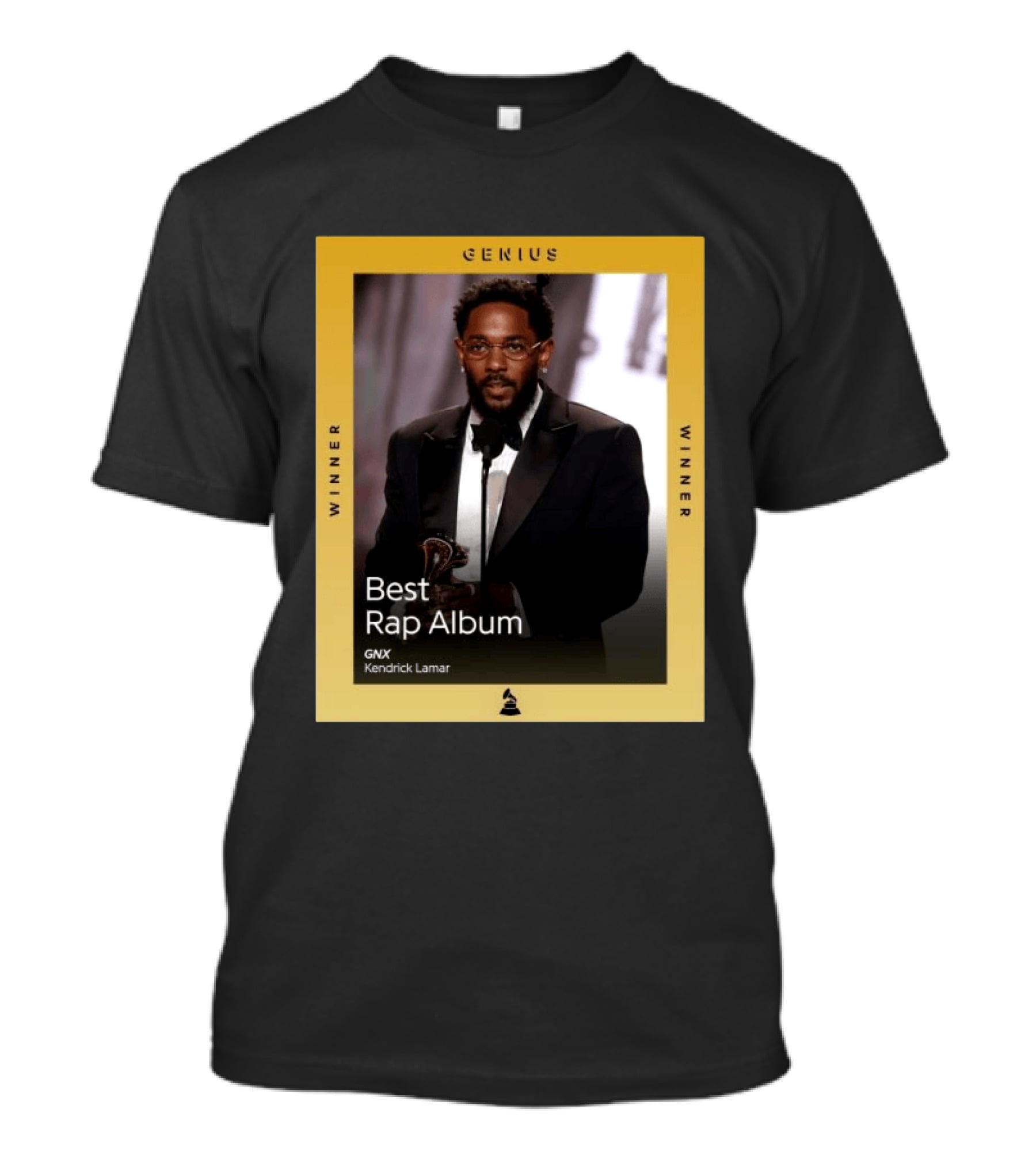 Genius Winner Kendrick Lamar Best Rap Album GNX T-Shirt