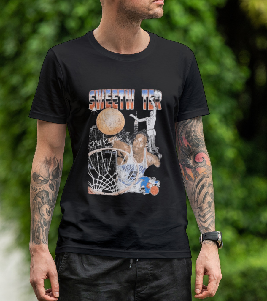 Mitchell And Ness Nathaniel Clifton Sweetwater New York Knicks NBA Pioneers Player T-Shirt