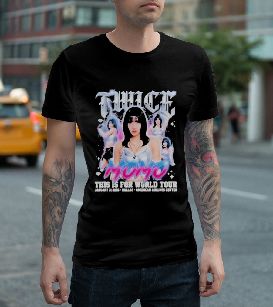 TWICE Momo This Is For World Tour August 17 2019 Kuala Lumpur Axiata Arena Concert T-Shirt
