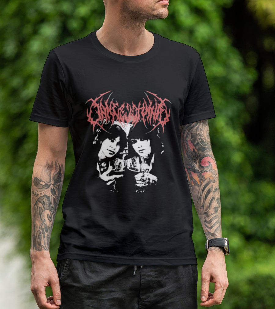 Jake Webber JNJ Metal Band Inspired Art With Dual Portraits T-Shirt