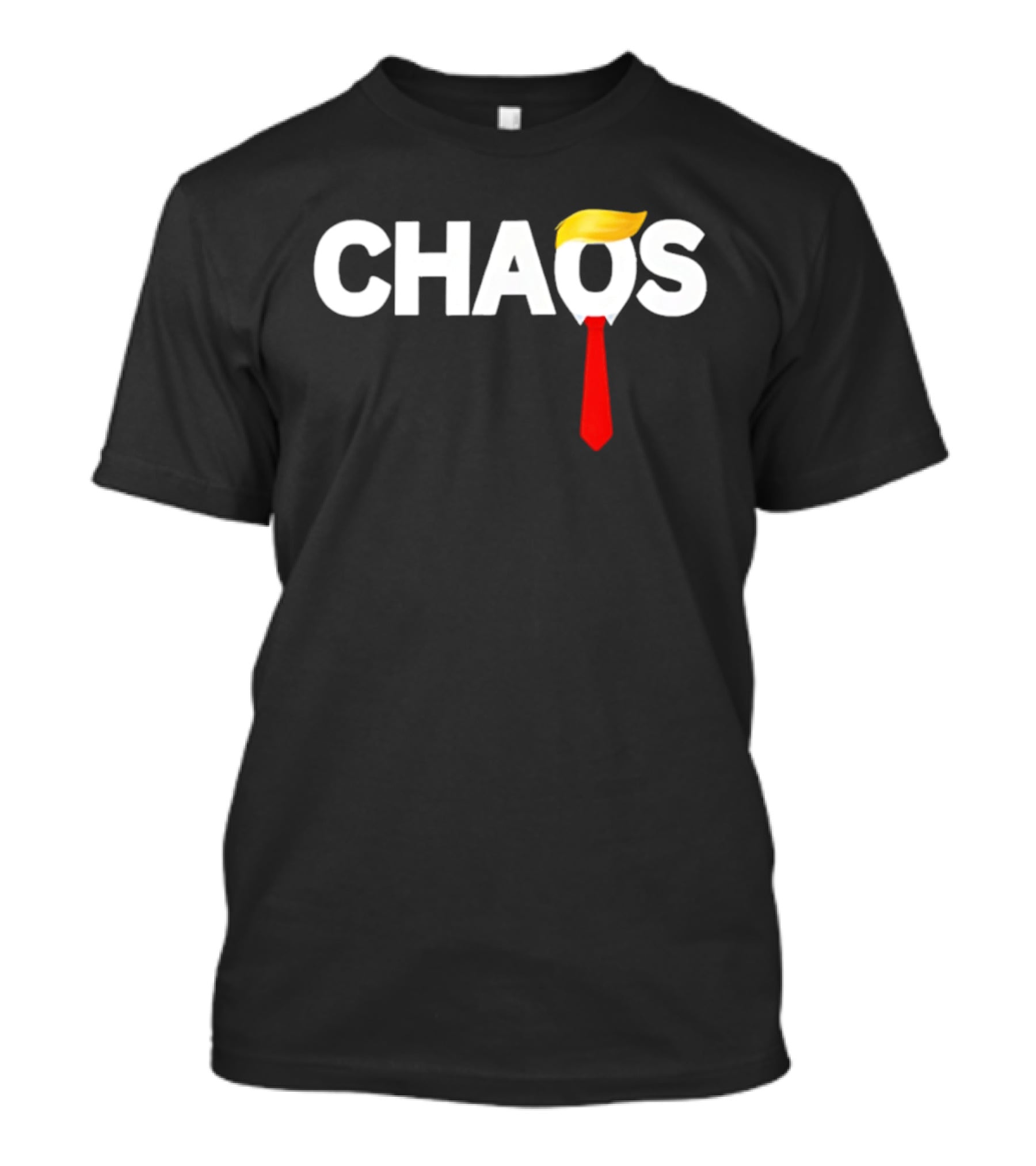 CHAOS Trump Hair Iconic Red Tie T-Shirt