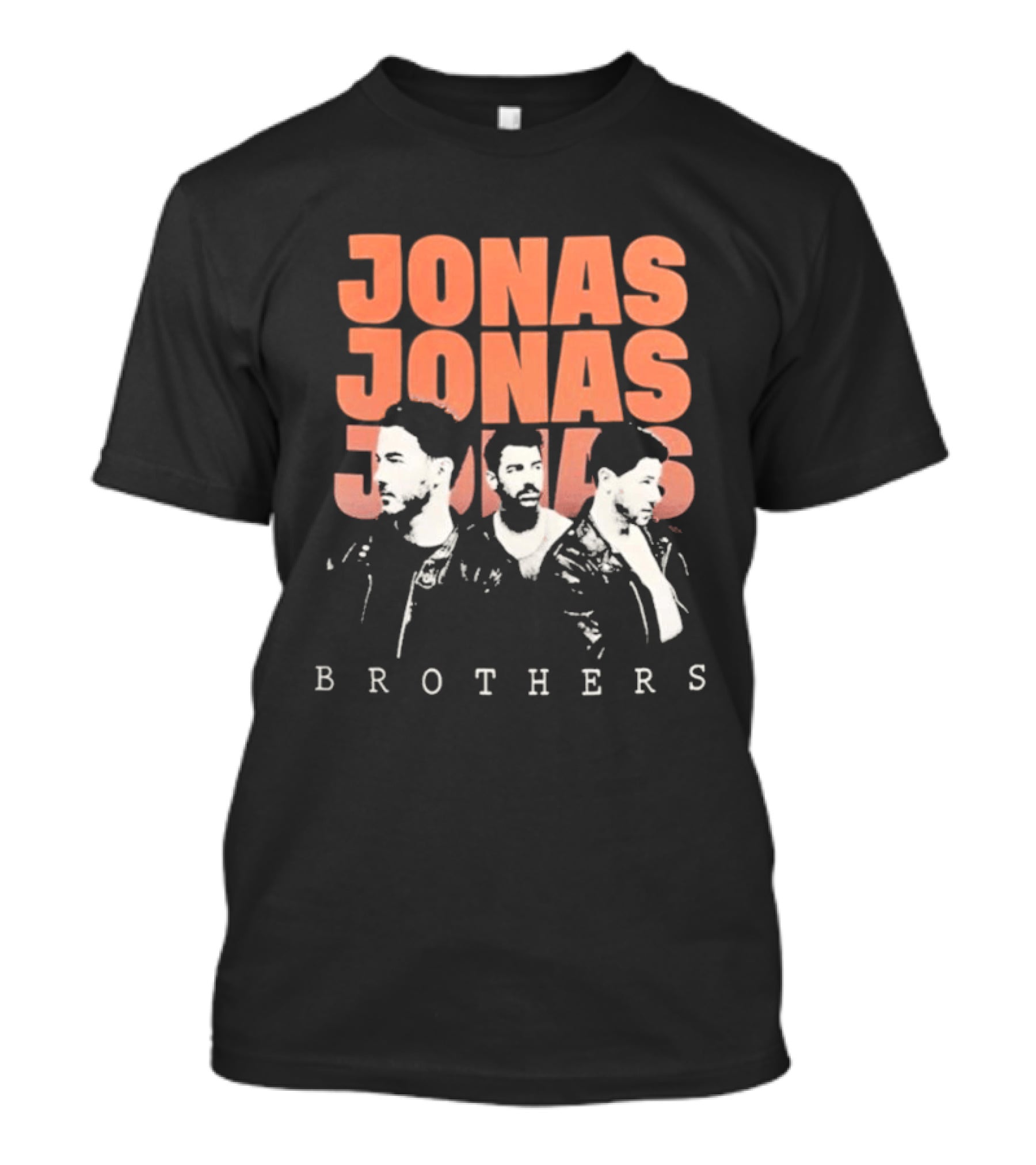 Jonas Brothers Repetitive Text Fan T-Shirt