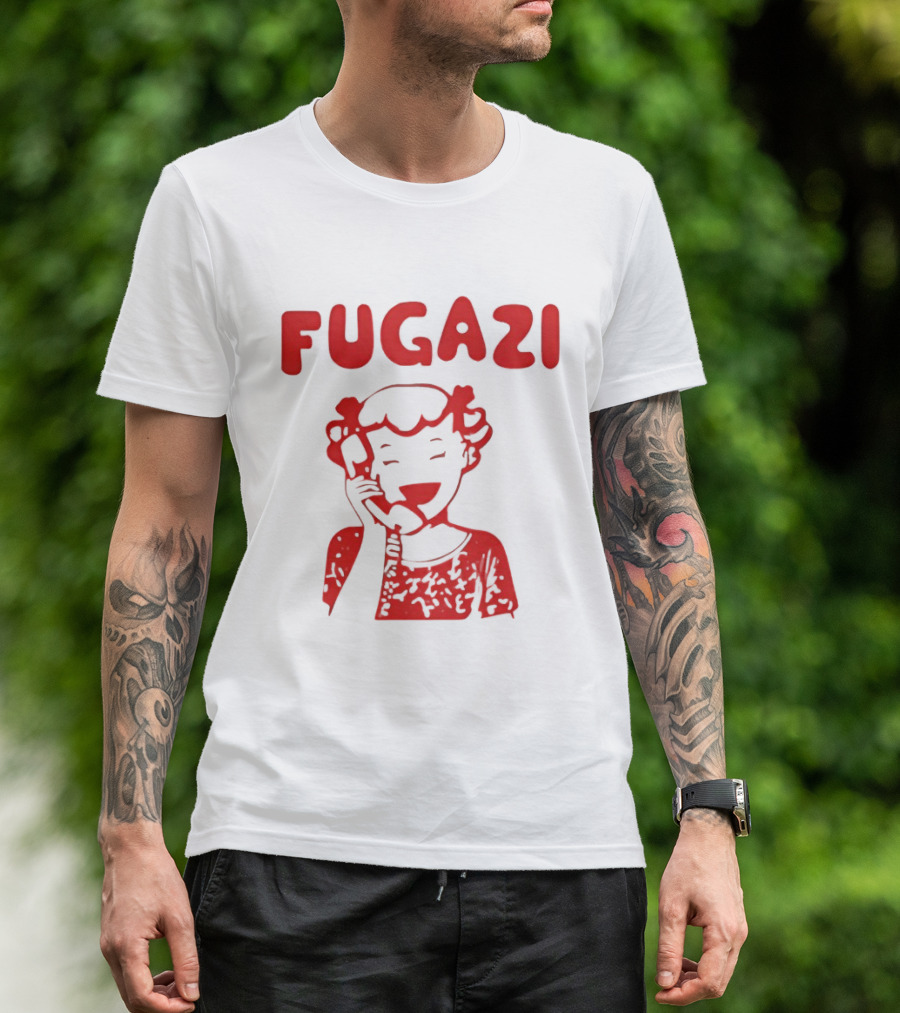 Fugazi Red Cartoon T-Shirt