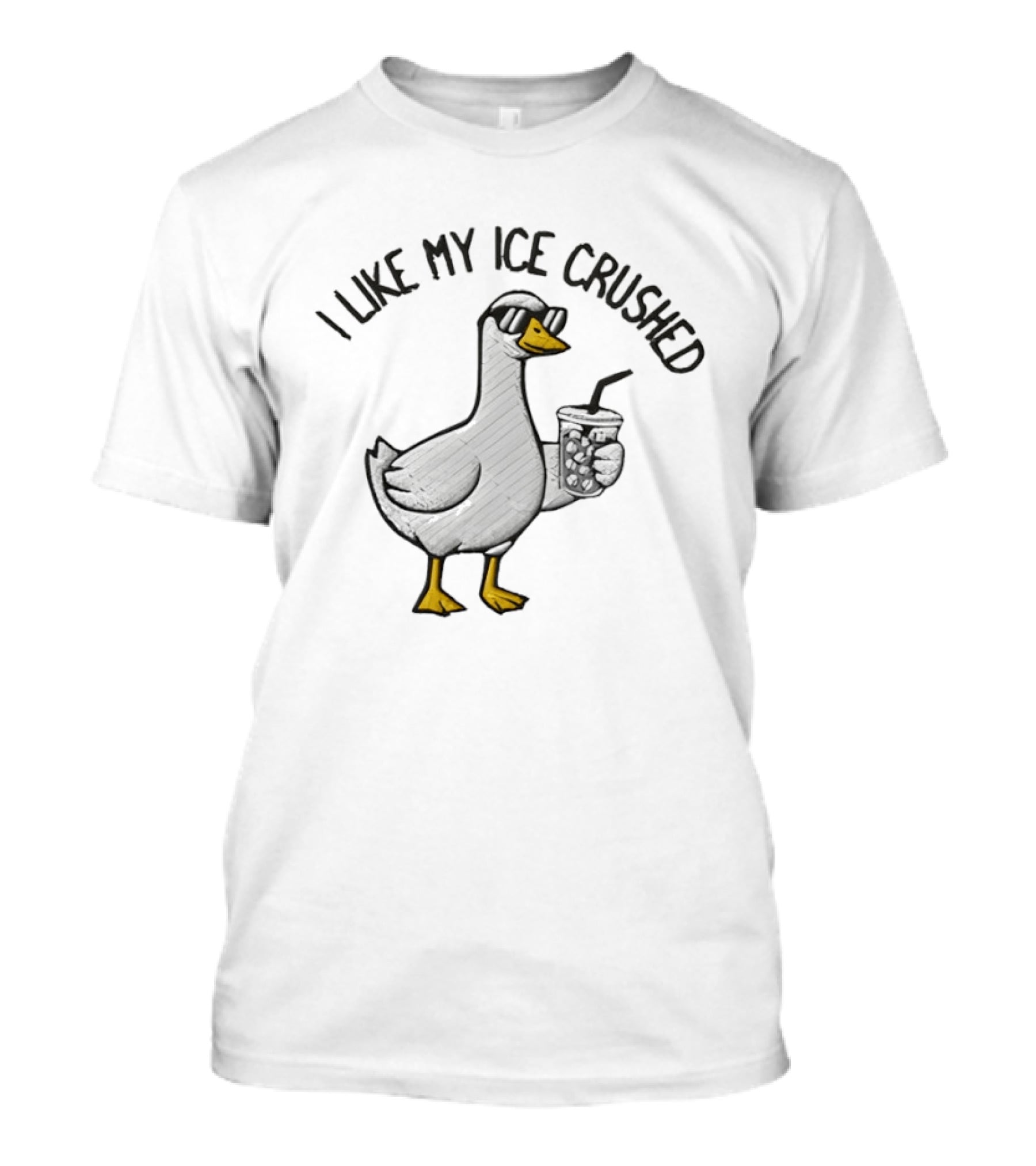 I Like My ICE Crushed Goose Abolish ICE T-Shirt