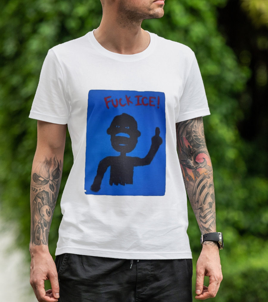 Kid Cudi Protest Message Blue T-Shirt
