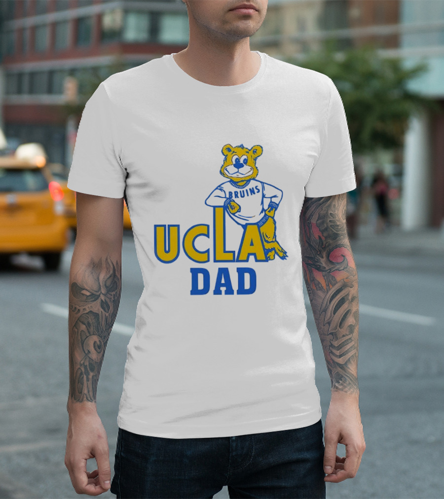 UCLA Dad Bruins Bear Mascot Official Mark Cuban T-Shirt