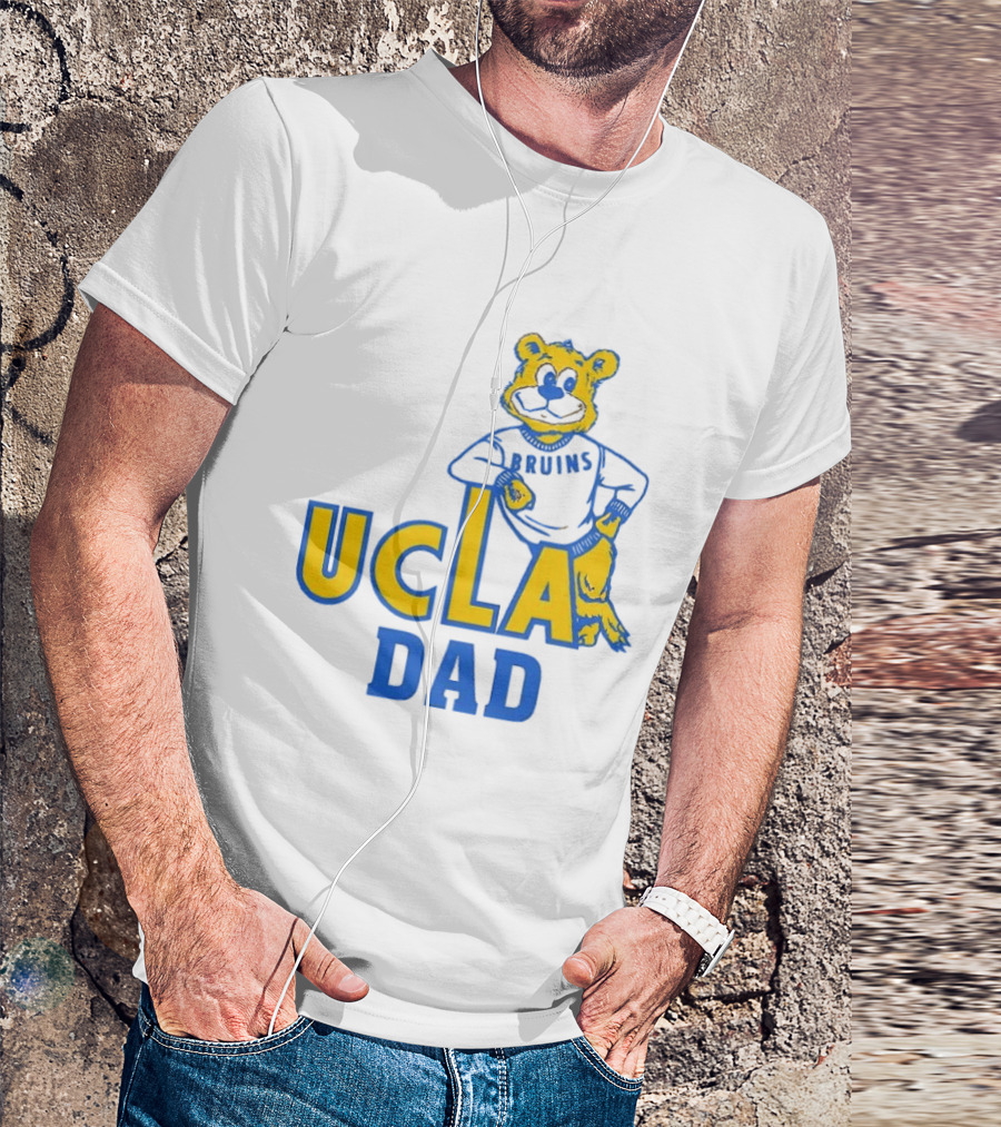 UCLA Dad Bruins Bear Mascot Official Mark Cuban T-Shirt