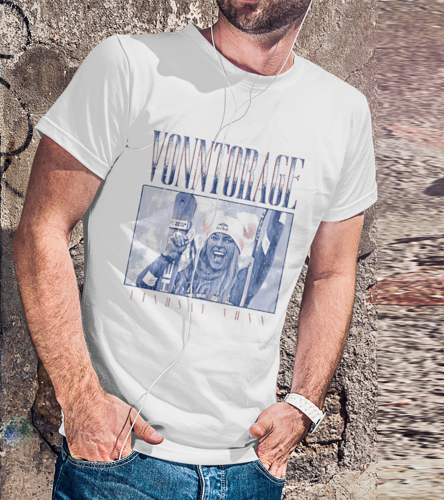 VONNtorage Lindsey Vonn Skiing Championship Fan Gear T-Shirt