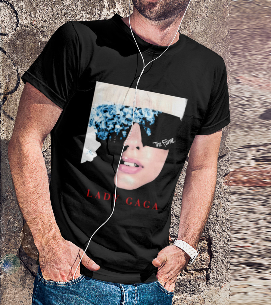 Lady Gaga The Fame Debut Album Iconic Glasses T-Shirt