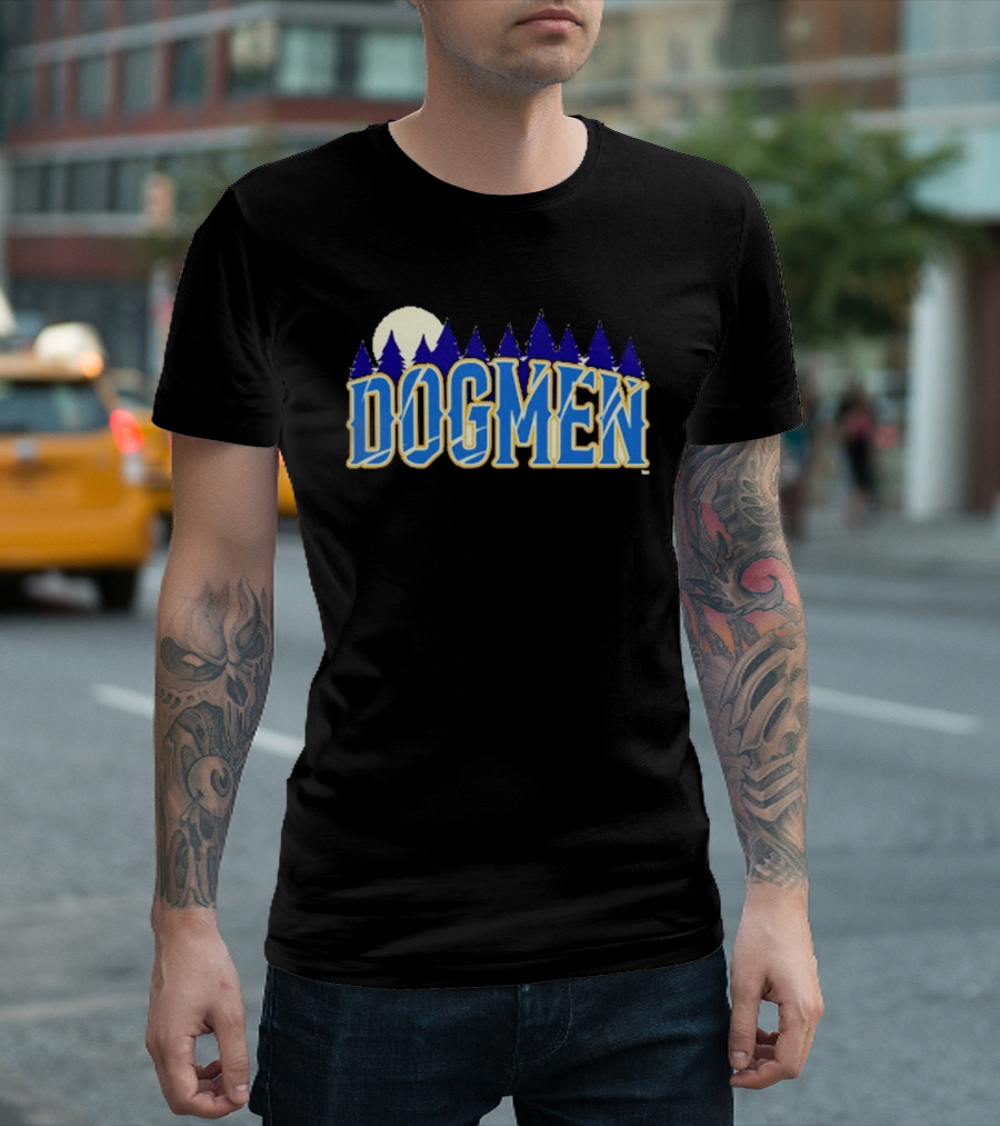 Michigan Dogmen Midnight Forest Wordmark T-Shirt