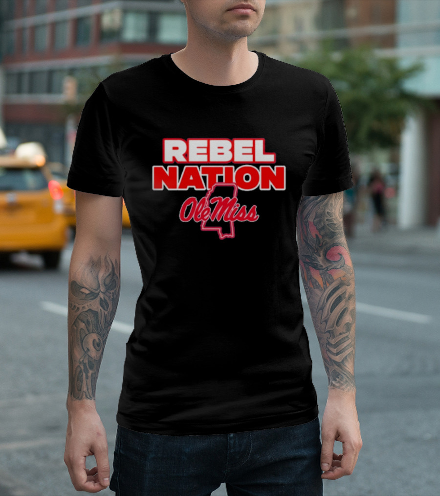 Rebel Nation Ole Miss Mississippi T-Shirt