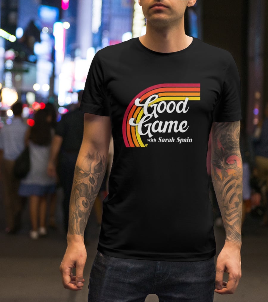 Good Game With Sarah Spain Vintage Rainbow T-Shirt