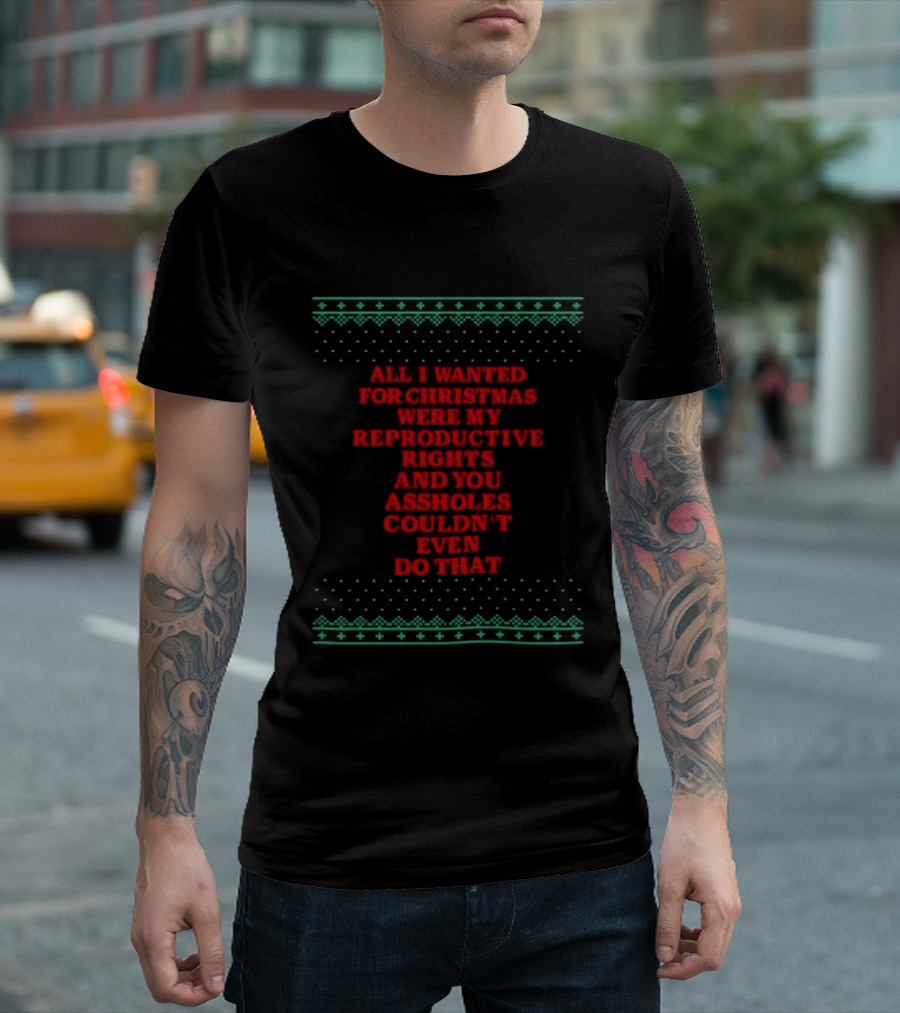 All I Wanted For Christmas Were My Reproductive Rights And You Assholes Couldn't Even Do That T-Shirt