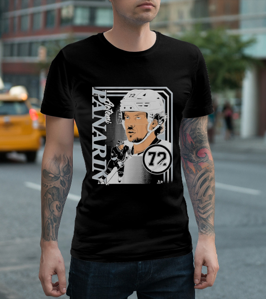 Artemi Panarin 72 LA Hockey Frame T-Shirt
