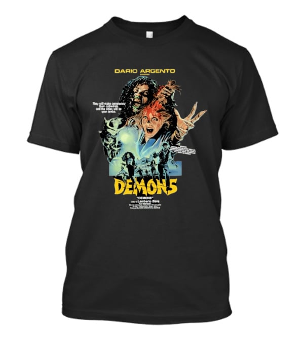 Dario Argento Demons Orgy Of Bloodshed Lamberto Bava Cult Horror Film T-Shirt