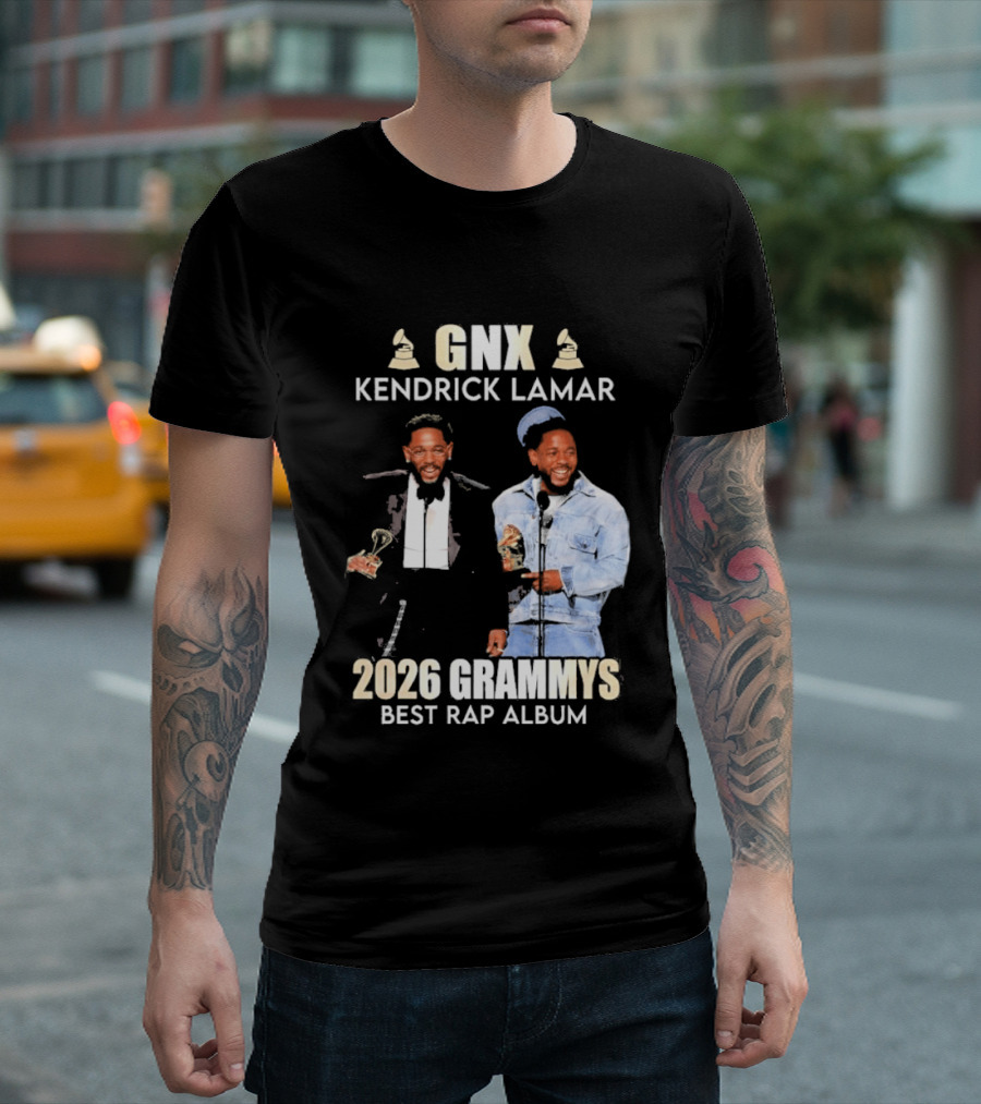Kendrick Lamar GNX 2026 Grammys Best Rap Album T-Shirt