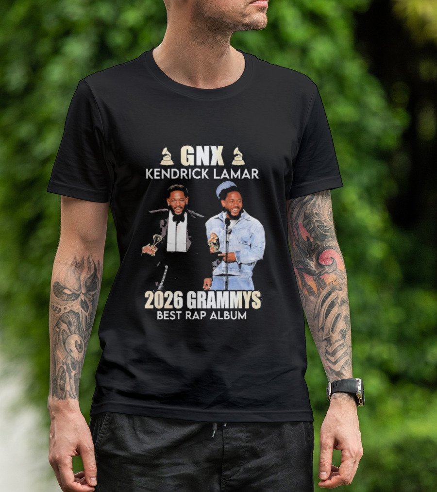 Kendrick Lamar GNX 2026 Grammys Best Rap Album T-Shirt
