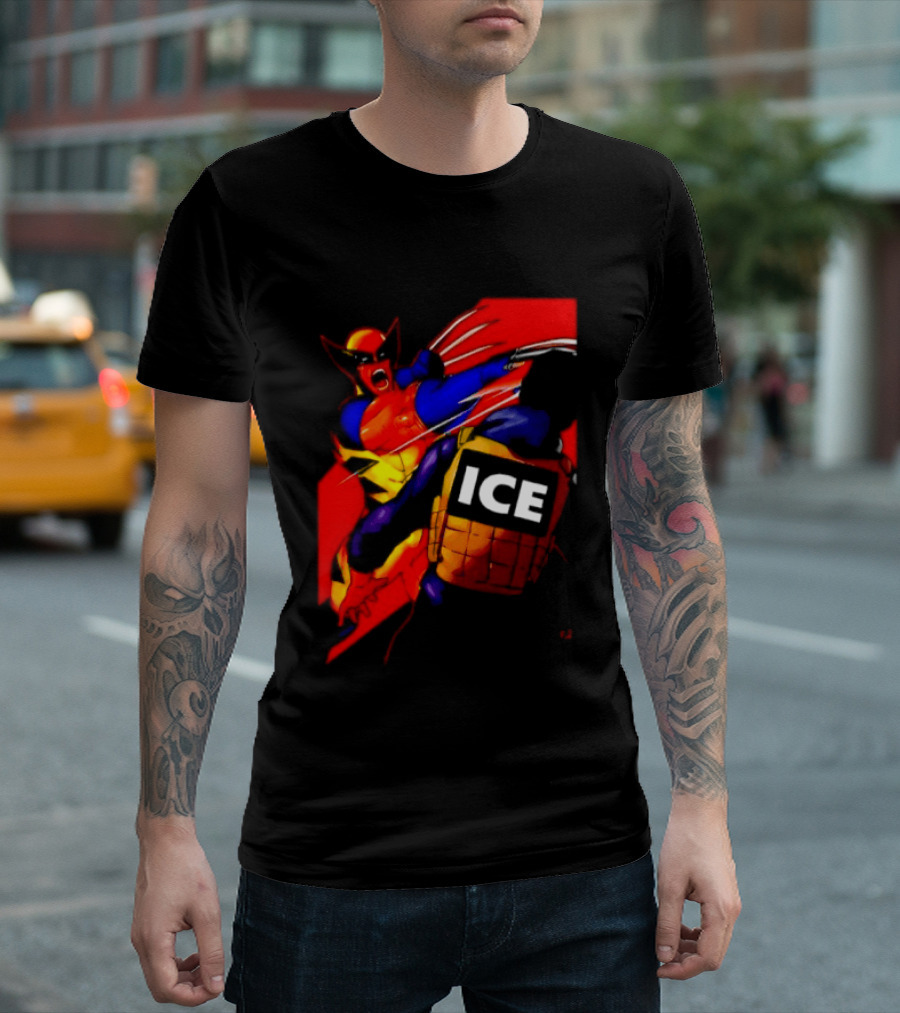 Wolverine Fuck ICE Forever And Always Claws Action T-Shirt