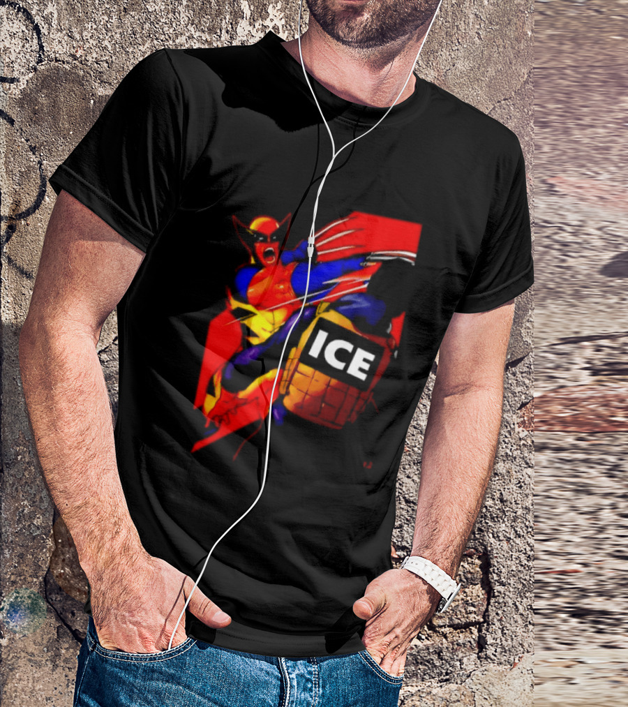 Wolverine Fuck ICE Forever And Always Claws Action T-Shirt