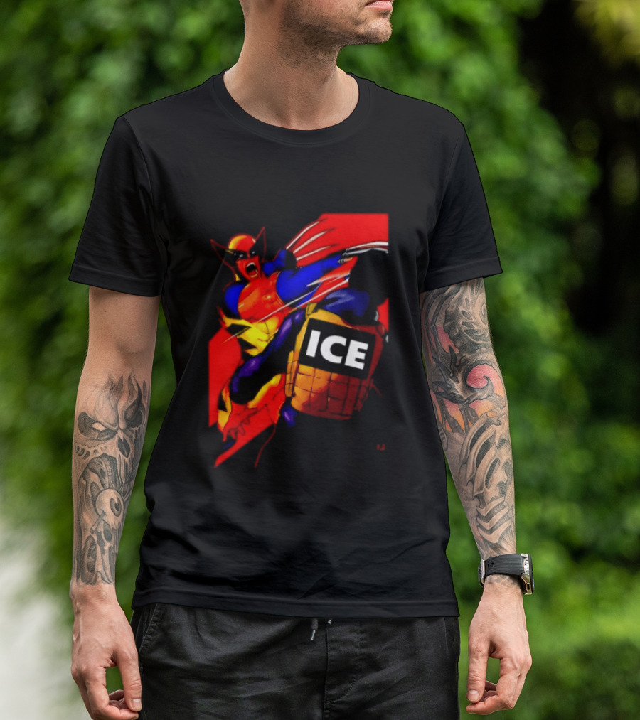 Wolverine Fuck ICE Forever And Always Claws Action T-Shirt