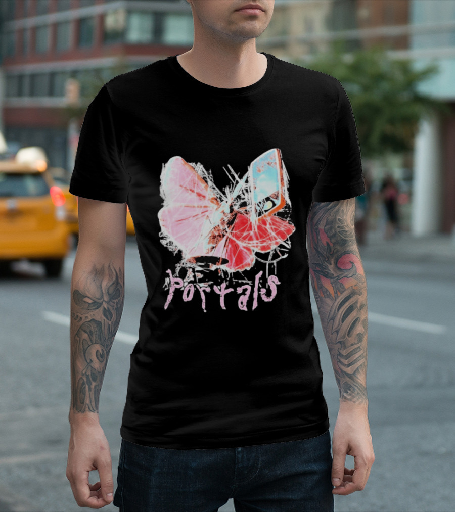 Melanie Martinez Portals Spiderweb Butterfly Phone T-Shirt