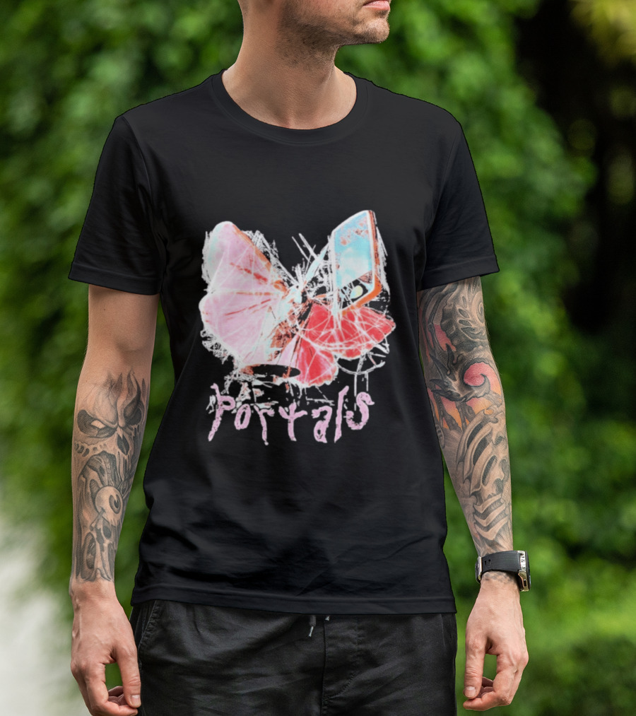Melanie Martinez Portals Spiderweb Butterfly Phone T-Shirt