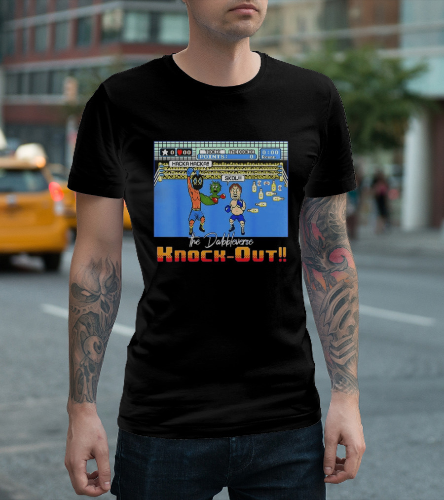 Tookie Vs The Dookie Dabbleverse Hacka Hacka Skol Knock Out T-Shirt