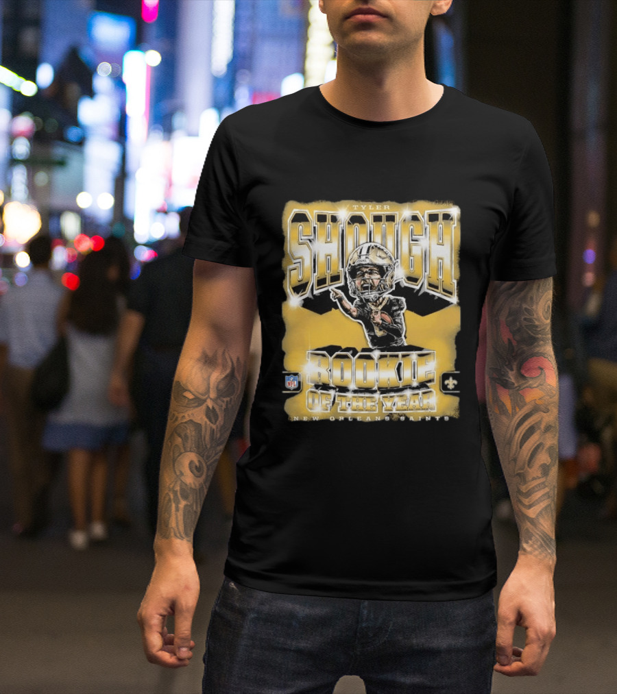Tyler Shough New Orleans Saints Rookie Of The Year NFL T-Shirt