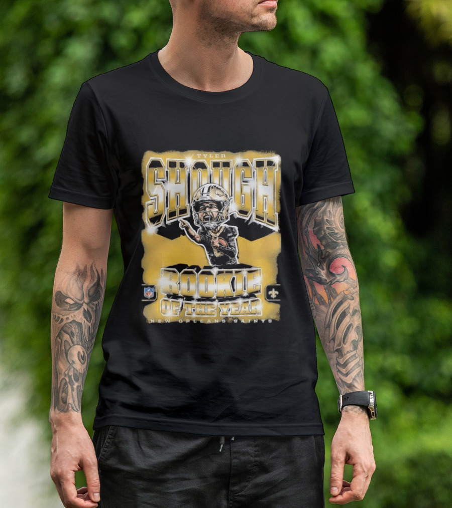 Tyler Shough New Orleans Saints Rookie Of The Year NFL T-Shirt