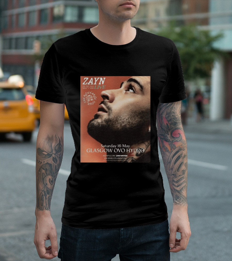 Zayn Live The Konnakol Tour 2026 Glasgow OVO Hydro Saturday 16 May T-Shirt