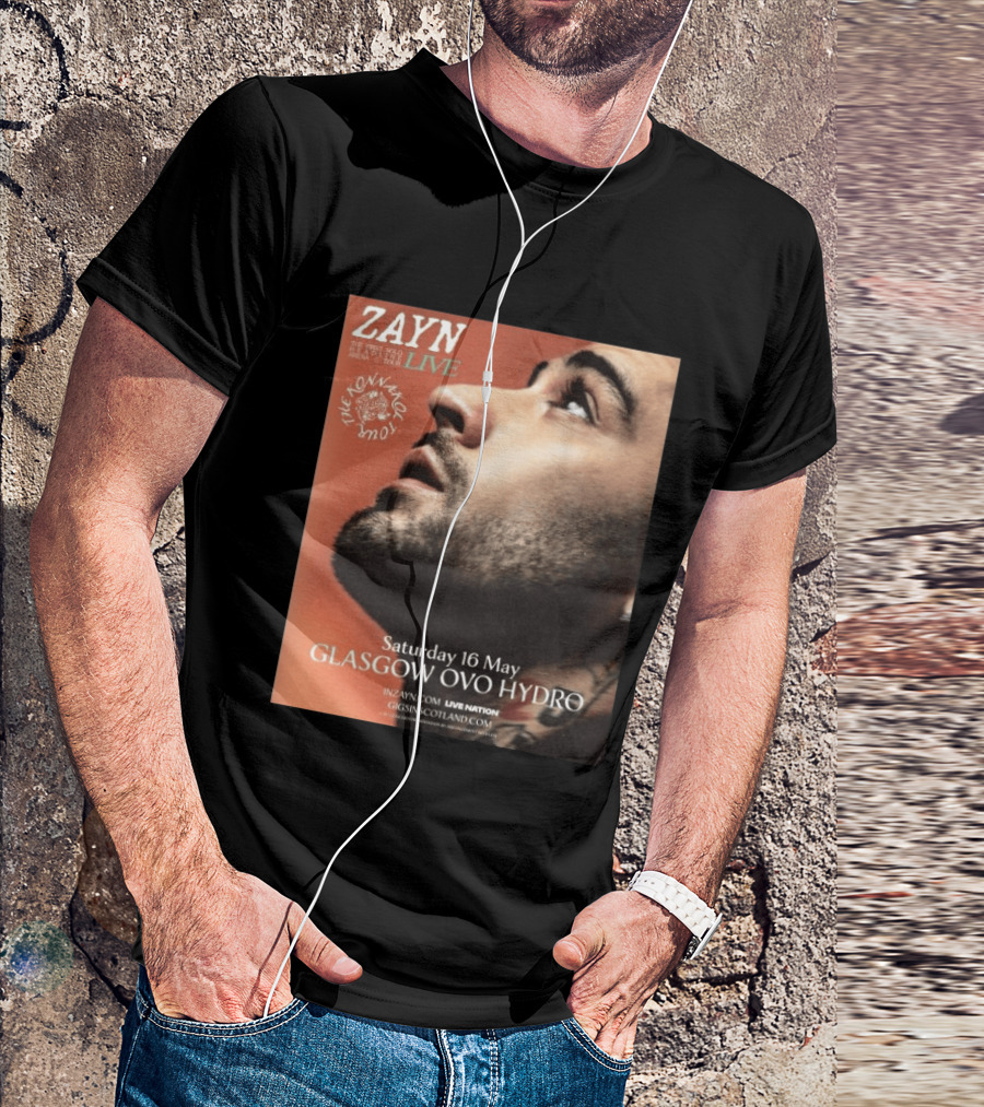 Zayn Live The Konnakol Tour 2026 Glasgow OVO Hydro Saturday 16 May T-Shirt