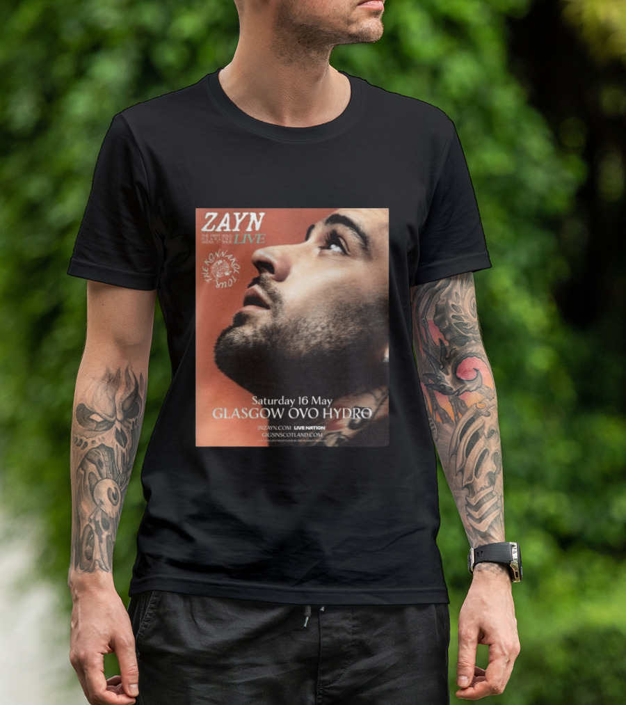 Zayn Live The Konnakol Tour 2026 Glasgow OVO Hydro Saturday 16 May T-Shirt