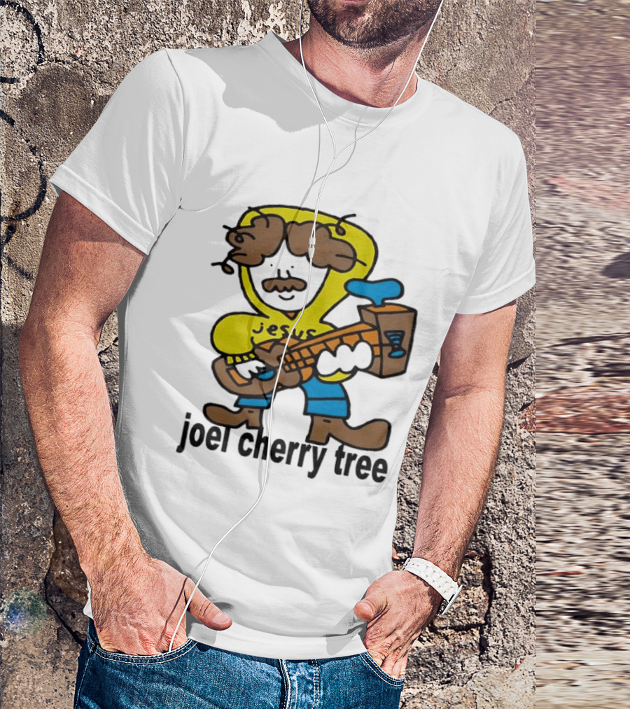 Jesus Joel Cherry Tree Guitar T-Shirt