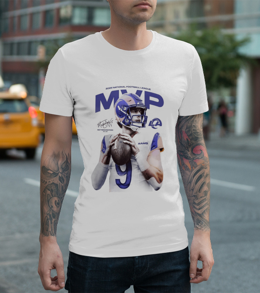 MVP Matthew Stafford Los Angeles Rams 2025 T-Shirt