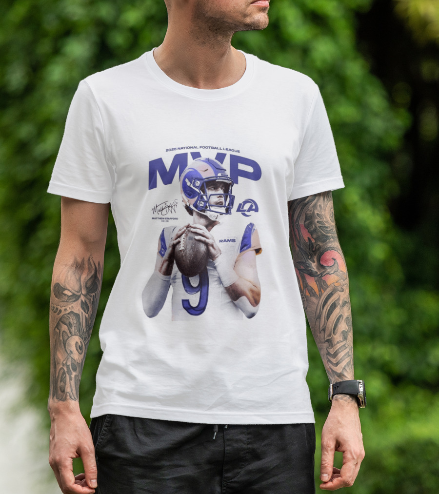 MVP Matthew Stafford Los Angeles Rams 2025 T-Shirt