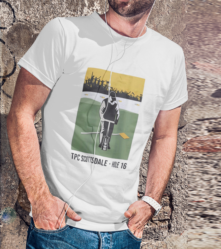 TPC Scottsdale Hole 16 Golfer Crowd Scene T-Shirt