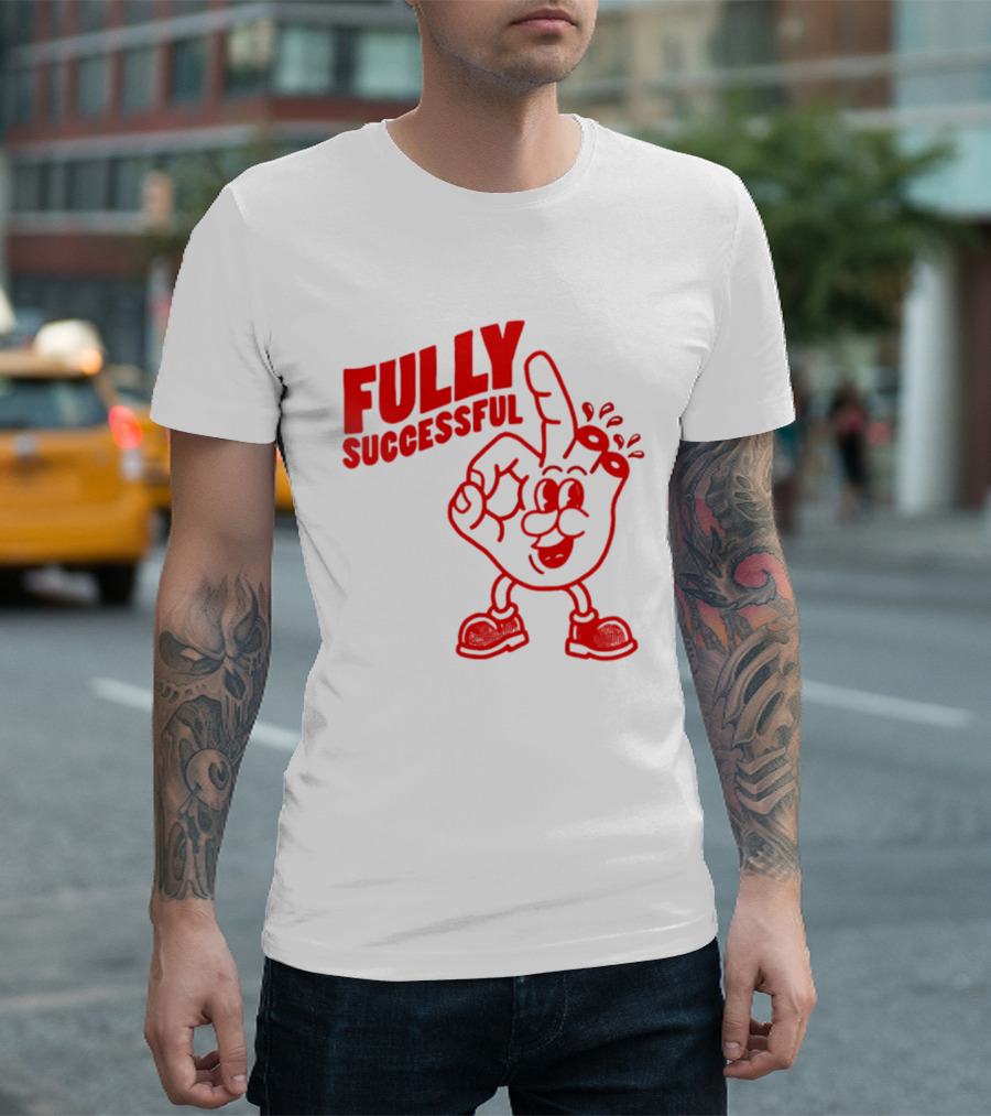 NPS Fully Successful Hand OK Gesture Cartoon T-Shirt