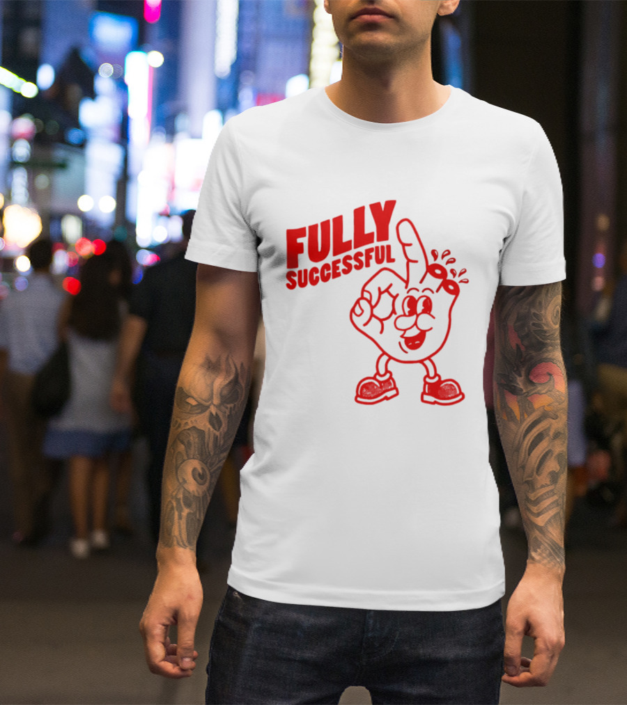 NPS Fully Successful Hand OK Gesture Cartoon T-Shirt