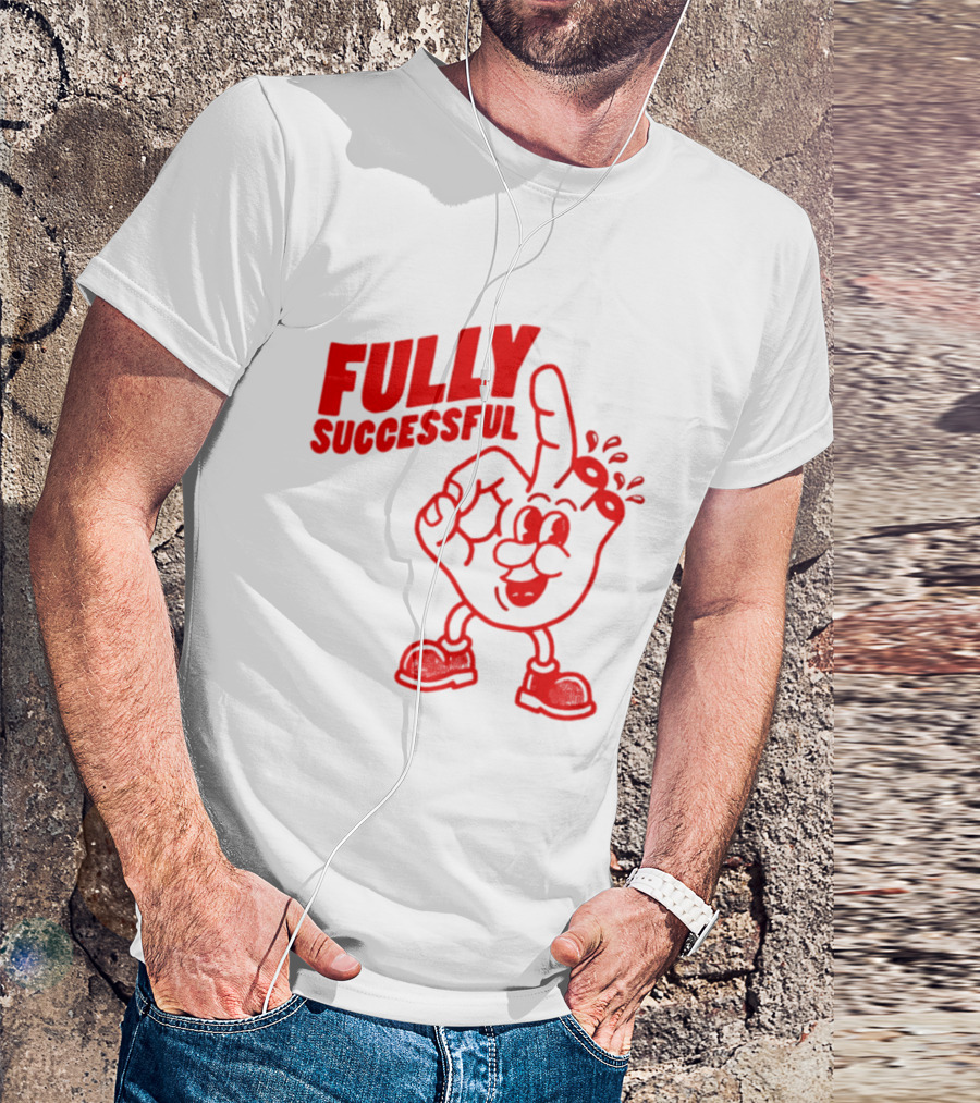 NPS Fully Successful Hand OK Gesture Cartoon T-Shirt