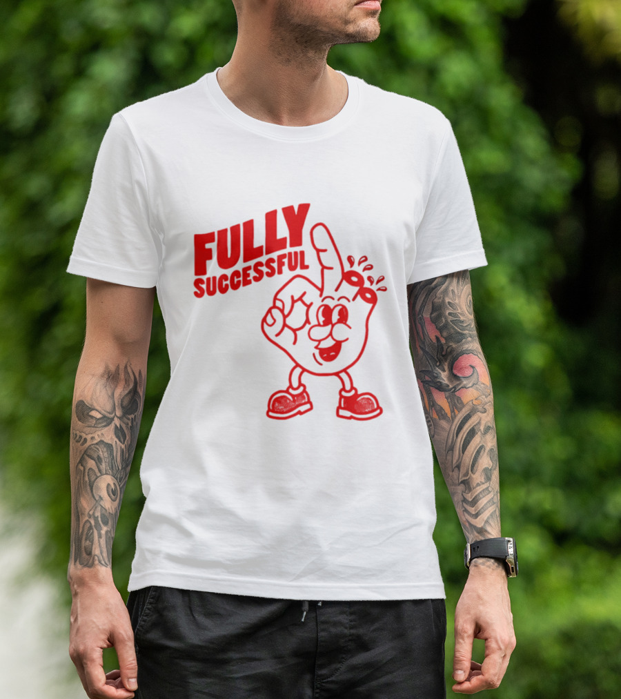 NPS Fully Successful Hand OK Gesture Cartoon T-Shirt