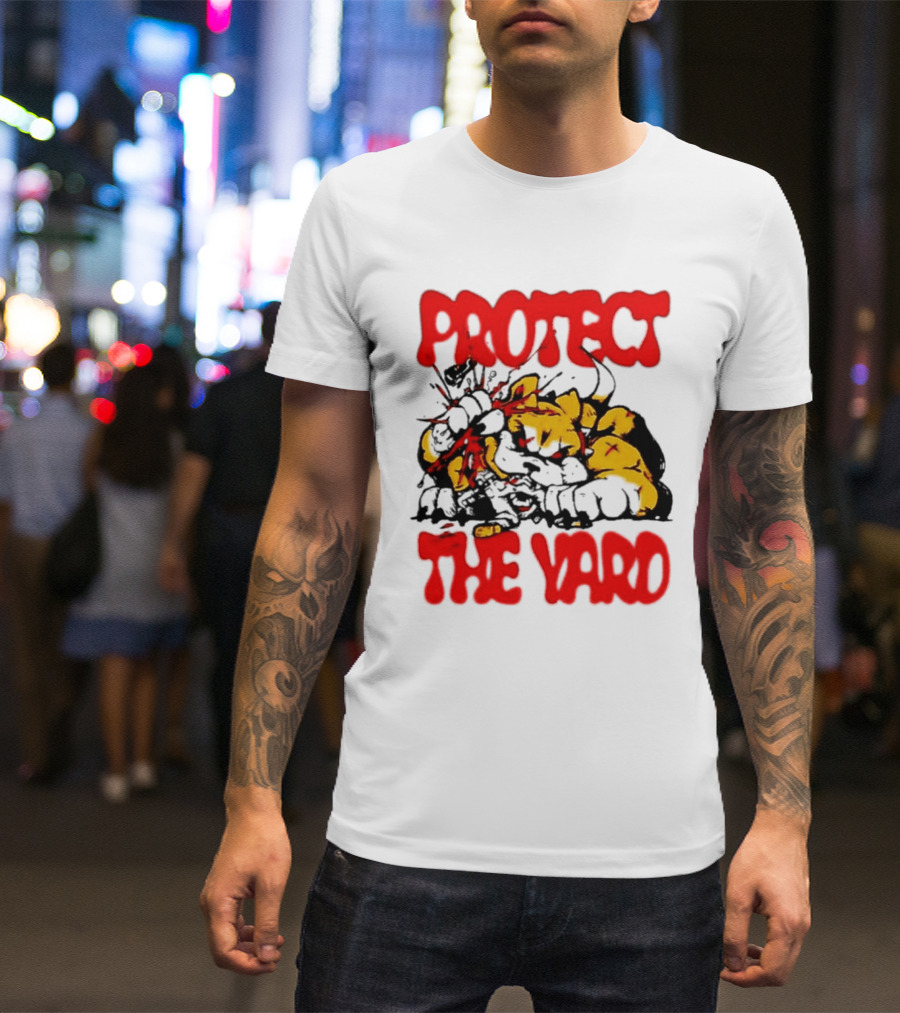 Protect The Yard Aggressive Dog Fighting T-Shirt