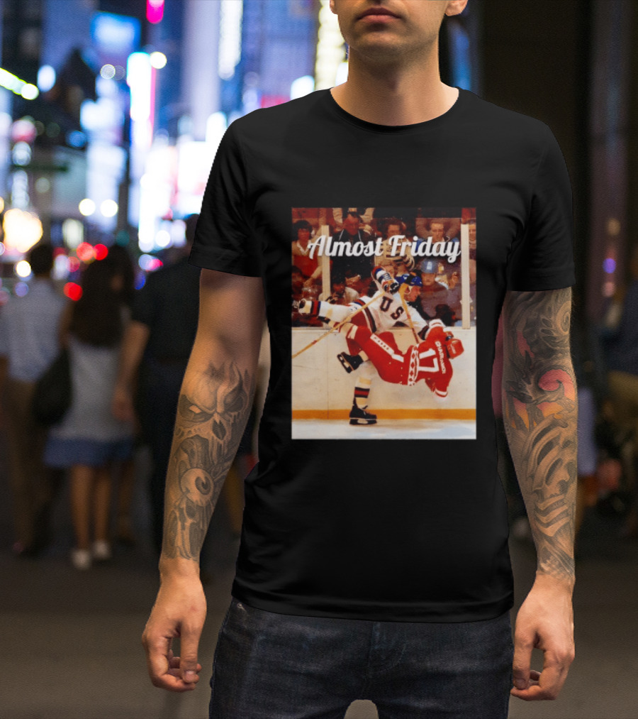 Almost Friday USA Hockey Miracle Hit T-Shirt