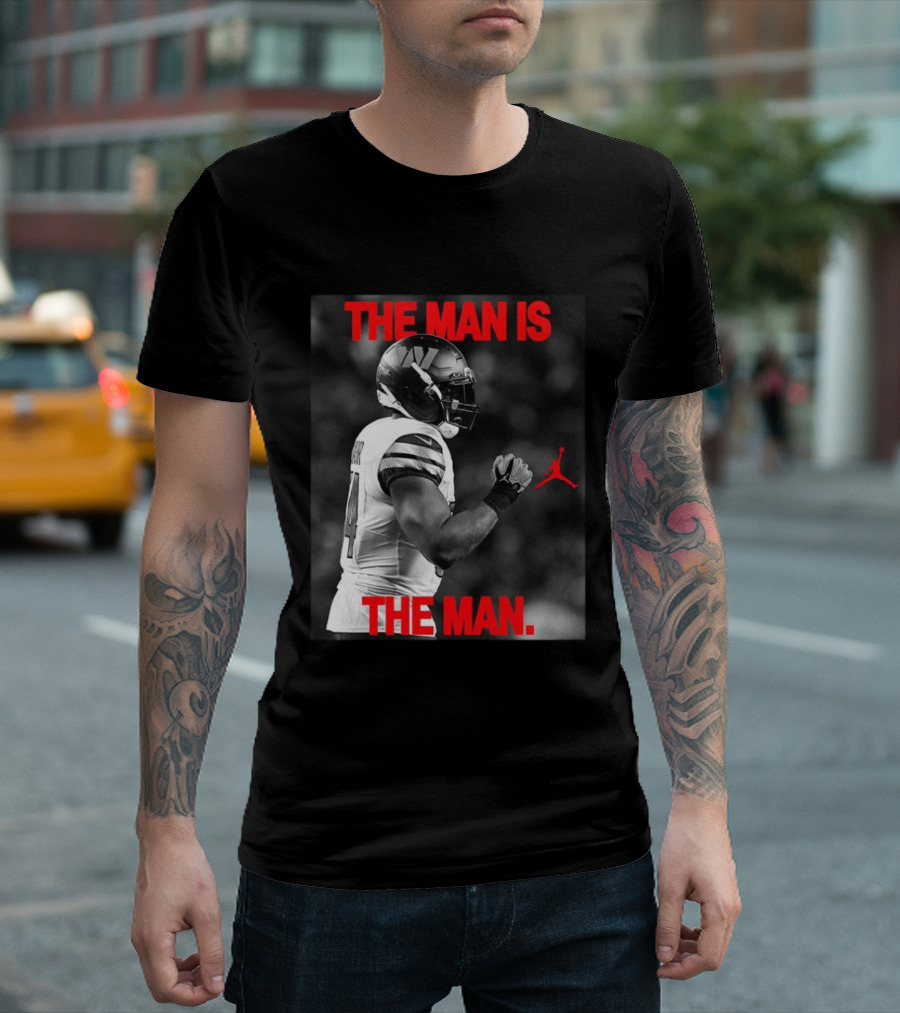 Bobby Wagner Washington Commanders The Man Is The Man Jordan Collaboration T-Shirt