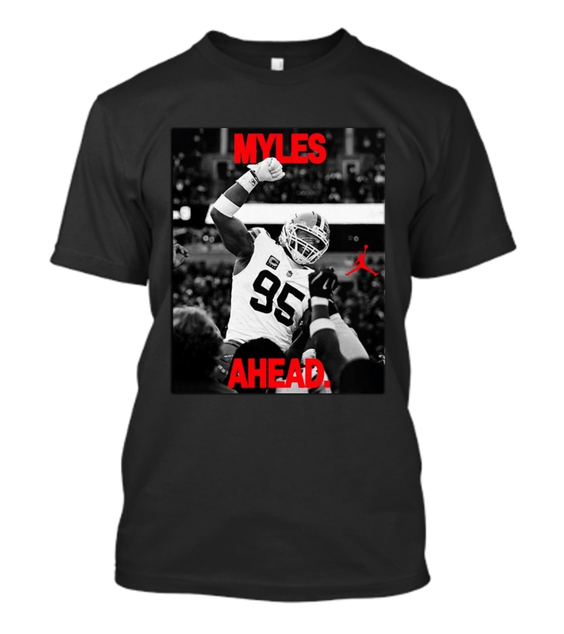 Myles Garrett Cleveland Browns 95 X Jordan Myles Ahead T-Shirt