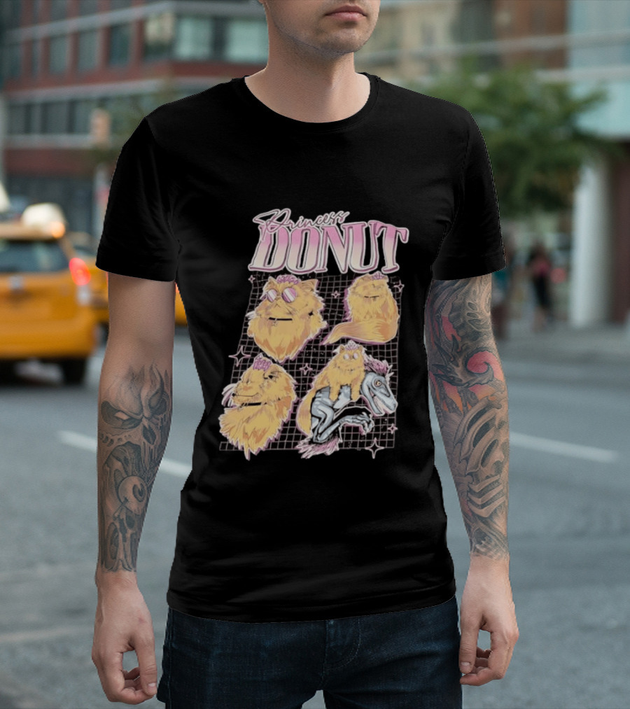 Princess Donut Collage Dungeon Crawler Carl Cat T-Shirt