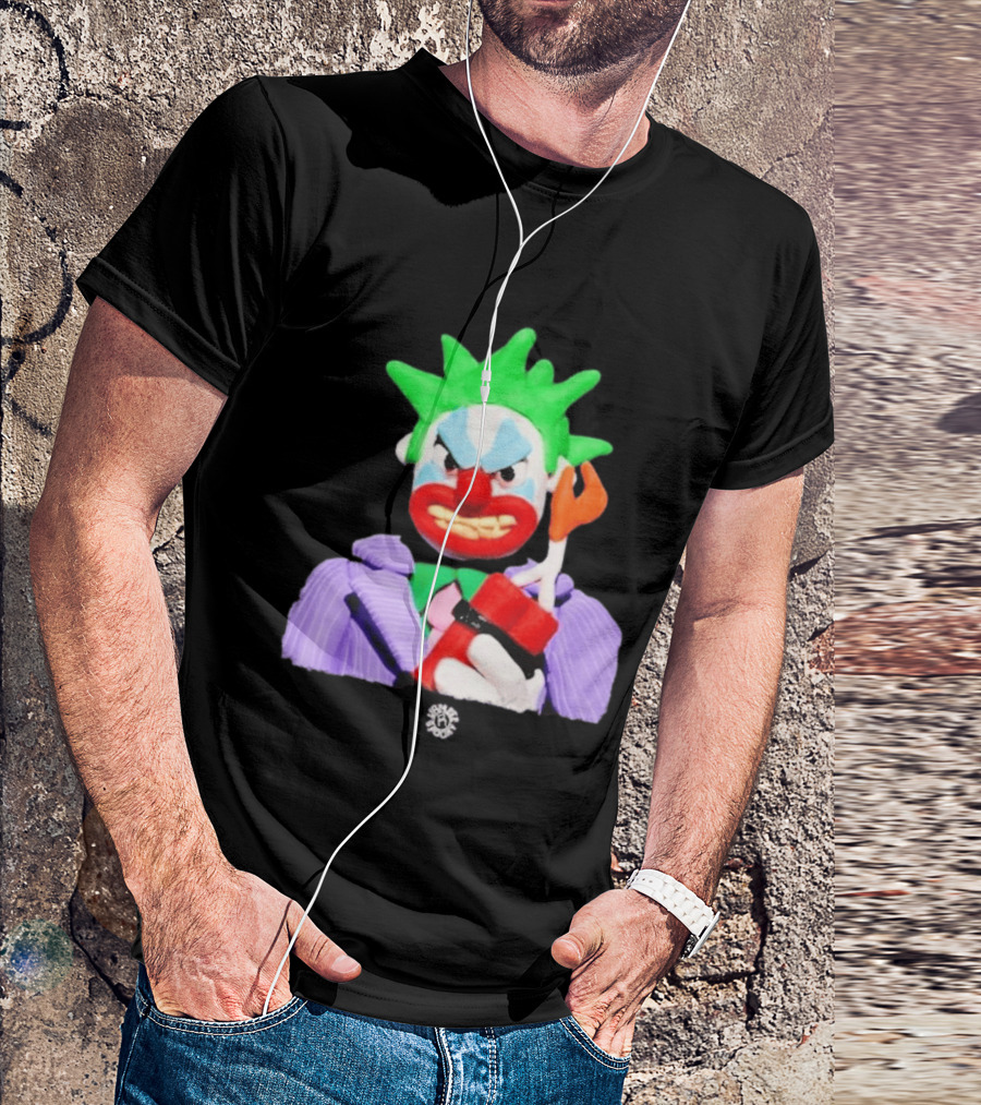 SPOOKY X VAMEEE Joker Clown Holding Dynamite T-Shirt