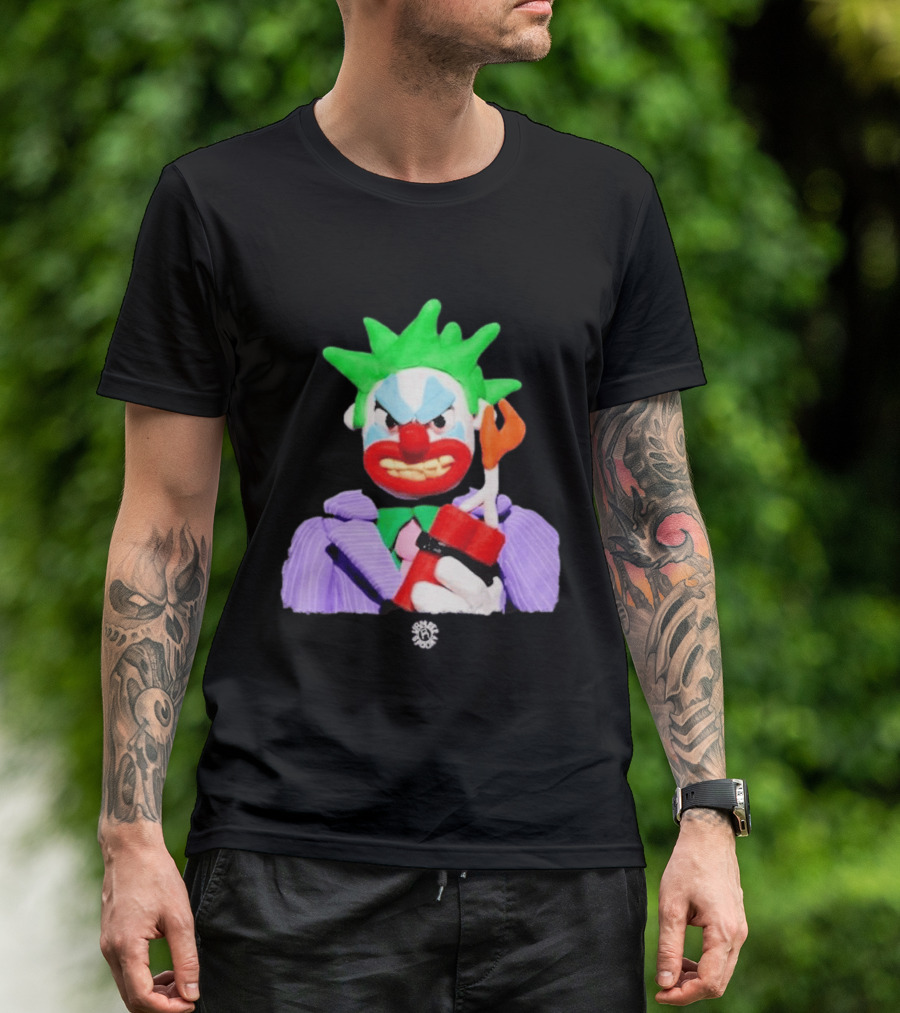 SPOOKY X VAMEEE Joker Clown Holding Dynamite T-Shirt