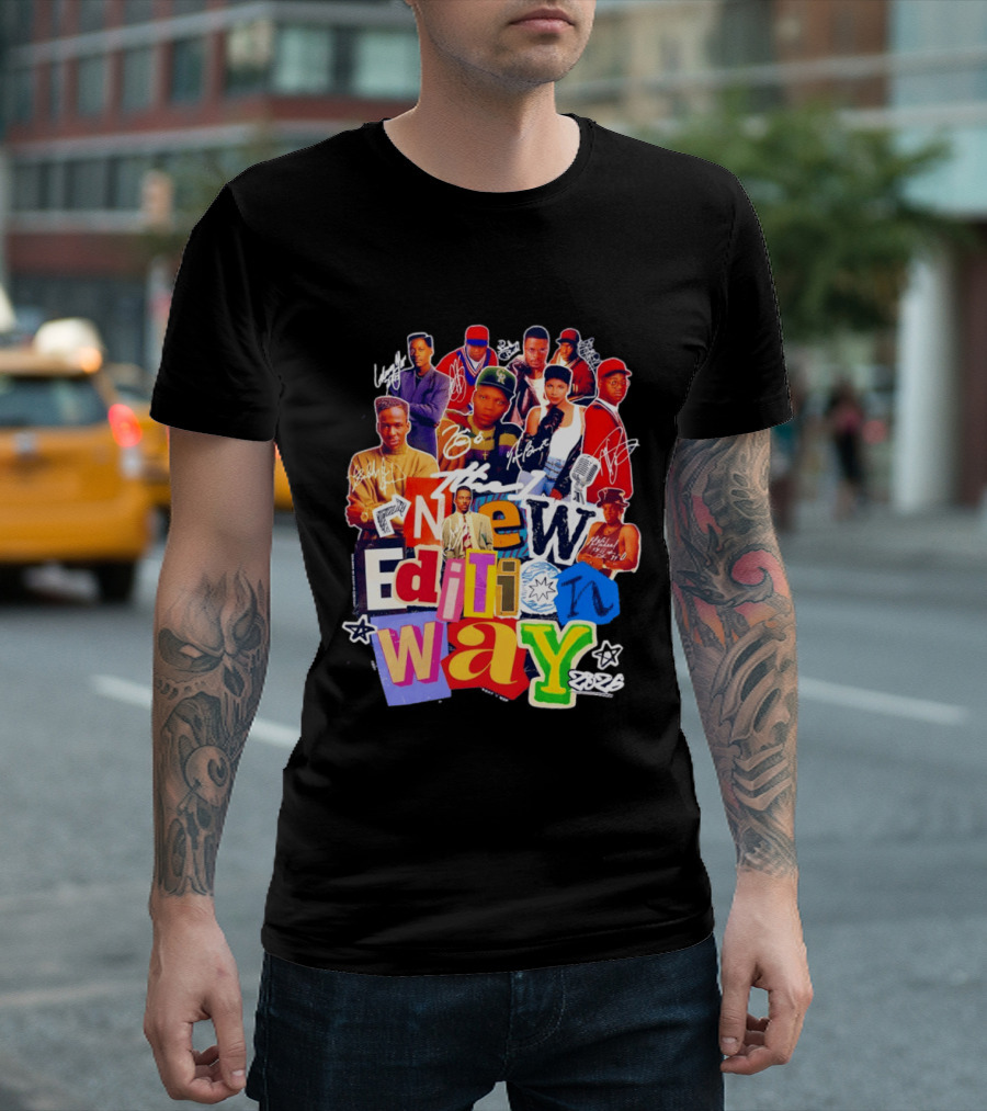 New Edition 2026 Signatures Collage T-Shirt